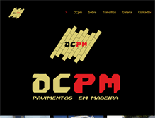 Tablet Screenshot of dcpmpavimentos.com